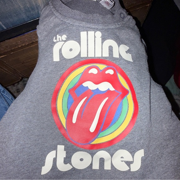 H&M Rolling Stones Baby Vintage Look Graphic Sweatshirt - Picture 4 of 5